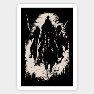 Dark Night Fantasy Riders Sticker